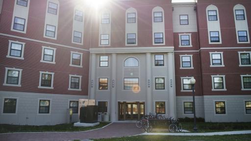 New Residence Hall Entrance